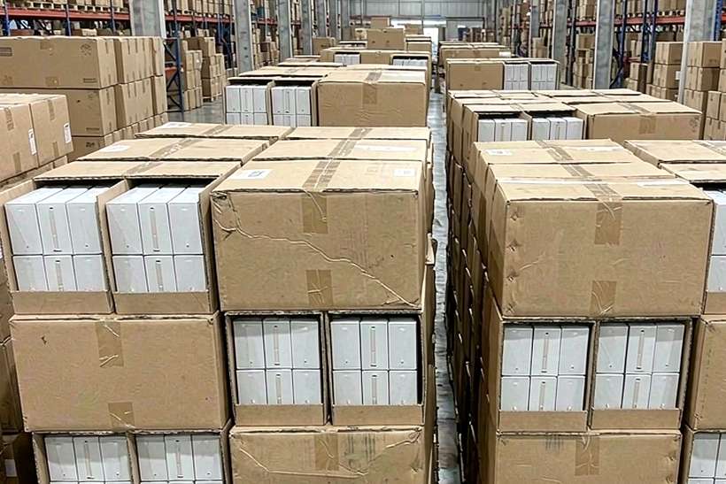 How to Store Beipeu products — container load